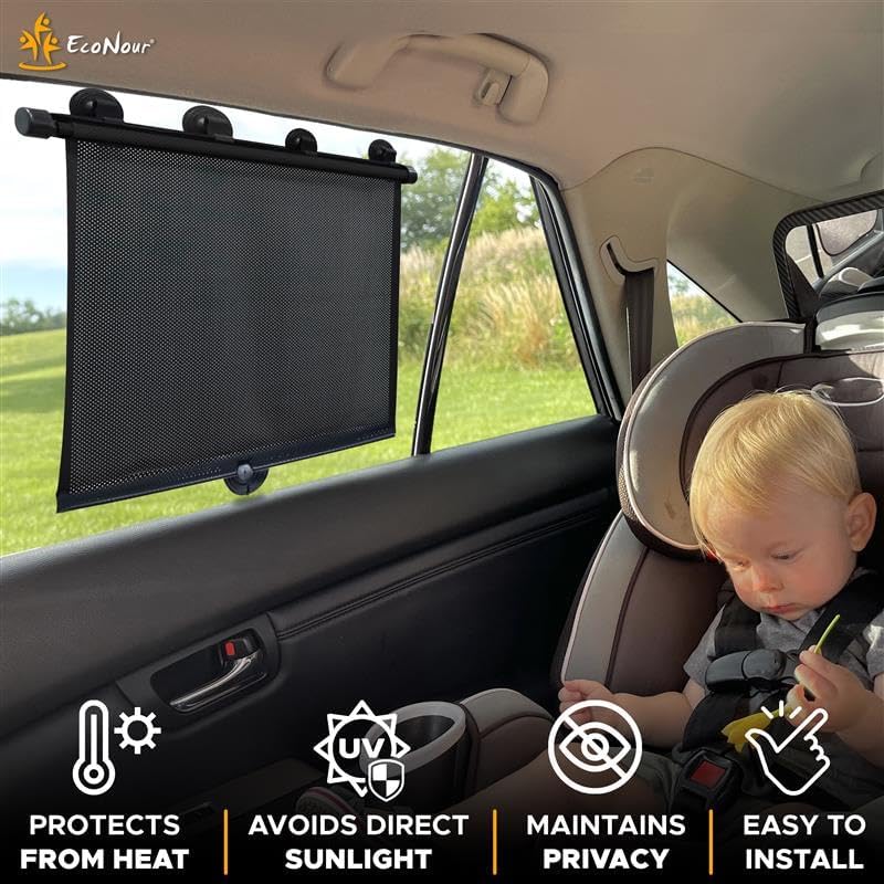 EcoNour Sun Visor, Car Shades for Side Windows - Image 4