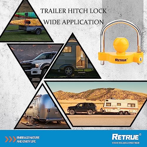 RETRUE Universal Trailer Coupler Lock - Image 6
