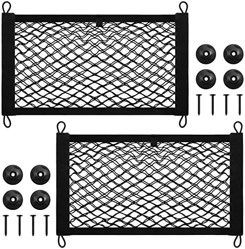 Frienda 2 Pcs Small Cargo Net Boat Storage Mesh Netting, 21 X 9.8 Inches by Frienda