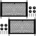 Frienda 2 Pcs Small Cargo Net Boat Storage Mesh Netting, 21 X 9.8 Inches by Frienda