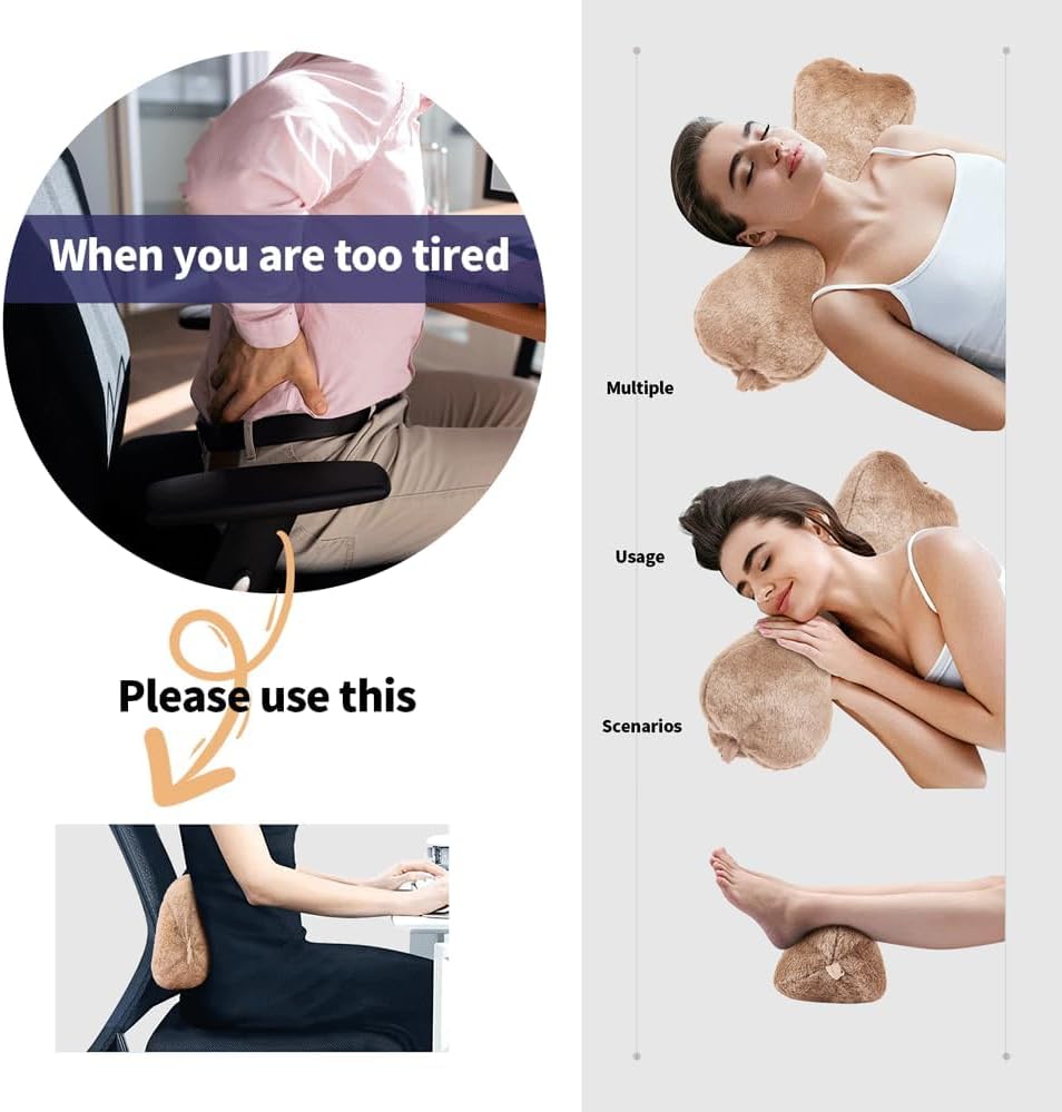 Head Recliner Pillow Adjustable Cotton Headrest Pillows - Image 6