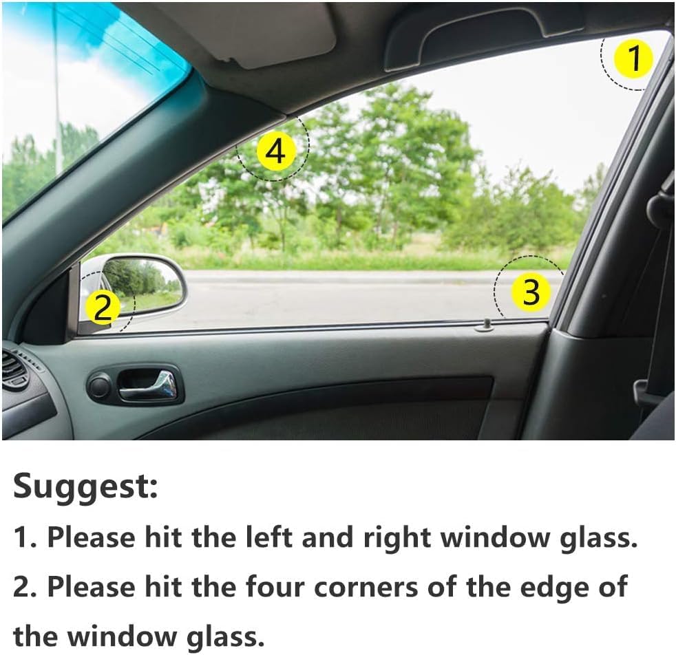 MOTORBUDDY Car Window Breaker Seatbelt Cutter and Emergency Glass Breaker - Image 7
