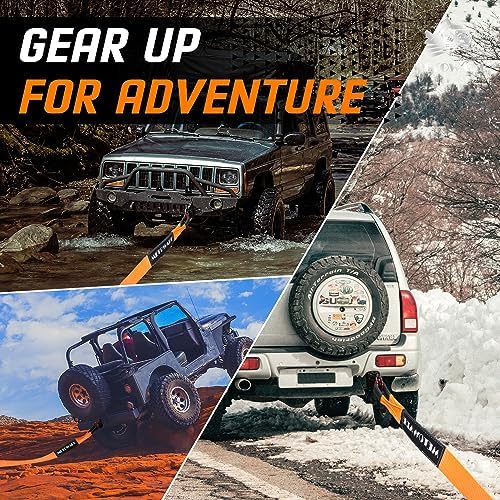 METOWARE Heavy Duty Tow Strap Offroad Recovery Kit - Image 4