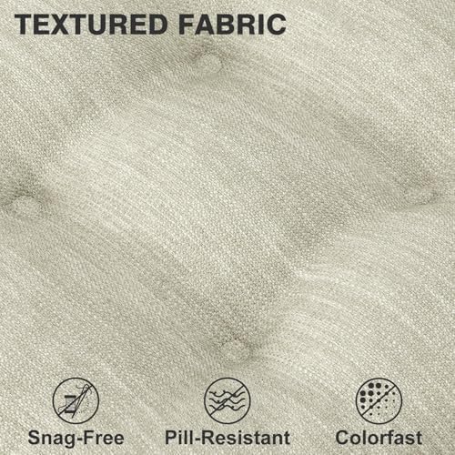 Shinnwa Dining Chair Cushions Set of 4, Dual-Layer Memory Foam Kitchen Chair - Image 4