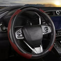 Burgundy Steering Wheel Cover by Follicomfy