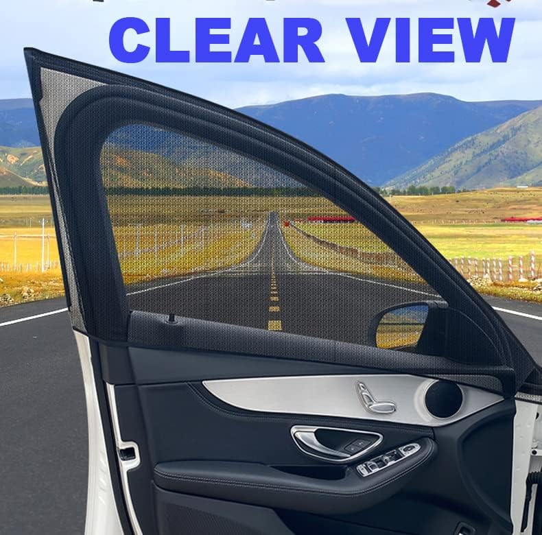 2pcs Universal Car Window Screens Window Screen Sox - Image 6
