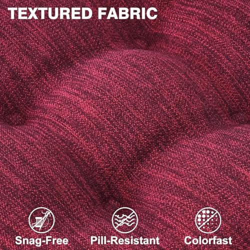 Shinnwa Kitchen Chair Cushions Set of 6, Dual-Layer Memory Foam Dining Chair - Image 4