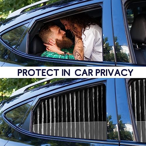 ZATOOTO Car Window Shades for Side Window, Magnetic Car Curtains, 4 Pack - Image 3