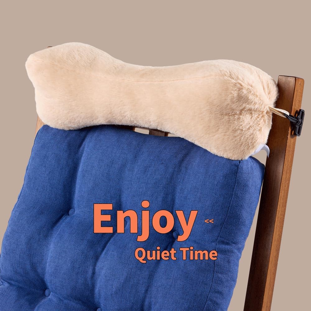 Head Recliner Pillow Adjustable Cotton Headrest Pillows - Image 3